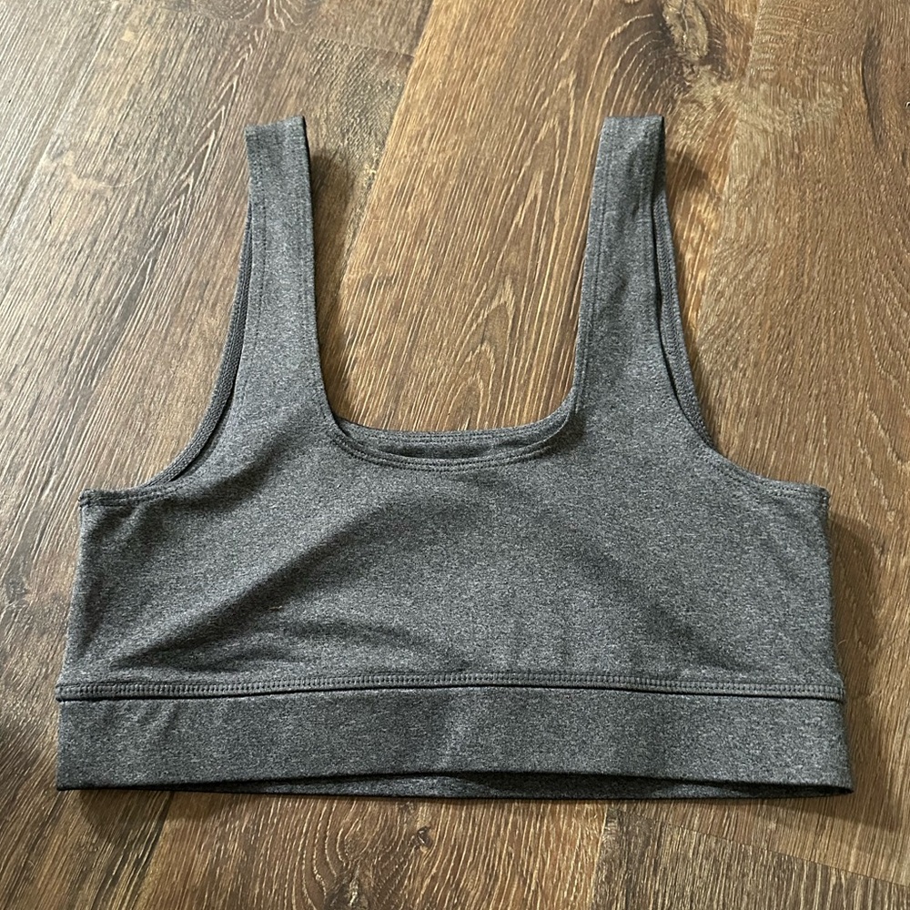 JENNI Square Neck Bralette Gray Size Medium - Picture 5 of 5